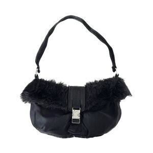 Y2K purse with fur trim